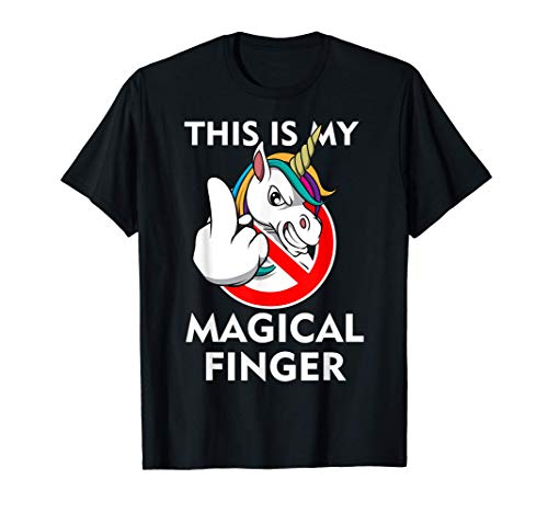 Este es mi unicornio mágico con dedos Camiseta