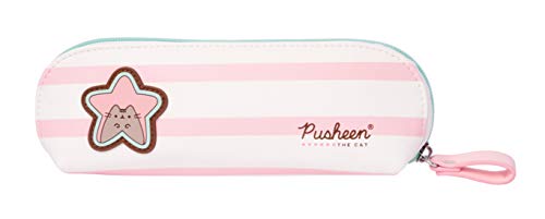 Estuche escolar - Estuche Pusheen Rose Collection │Estuche mediano de la gatita más viral - Producto con licencia oficial