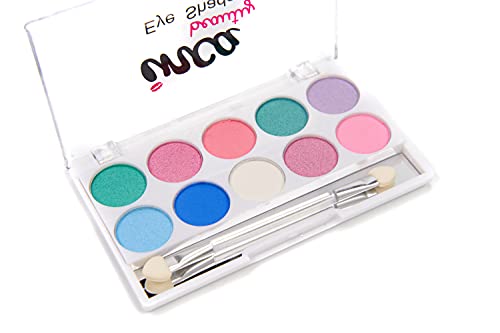 Estuche maquillaje y manicura para niñas. Neceser de unicornio. Kit de Maquillaje con sombras de ojos y lip balms + Set de manicura niña. Nó tóxico. Marca INCA