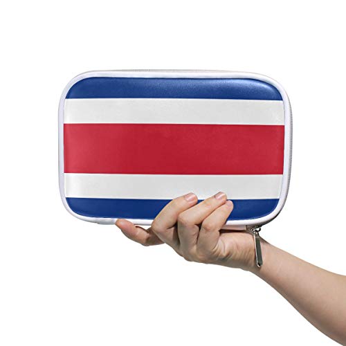 Estuche organizador de lápices con bandera de Costa Rica