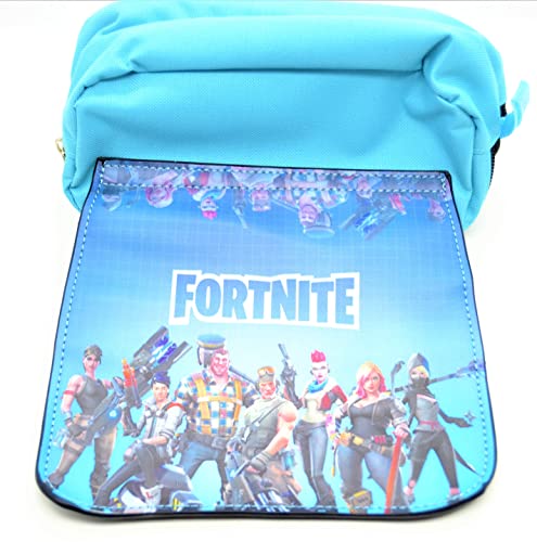 Estuche, Plumier PS4 PC . de Anime loot Temporada Figuras , Cartera de Videojuegos para bolígrafos y lápices. Gamers Online, Bolsa para la Escuela para pc / ps4 , 22cm 9cm 9cm