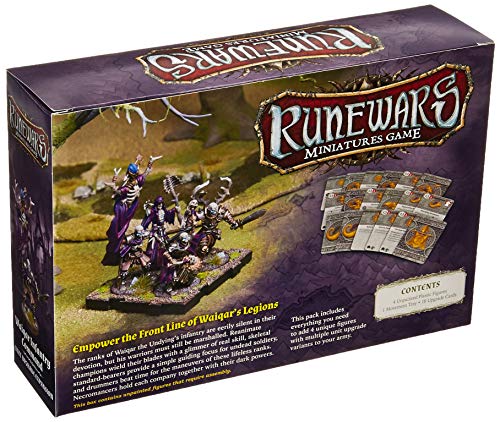 Fantasy Flight Games- Rune Wars Waiqar Infantry Command Expansión Pack Miniaturas Juego, Multicolor (RWM10)