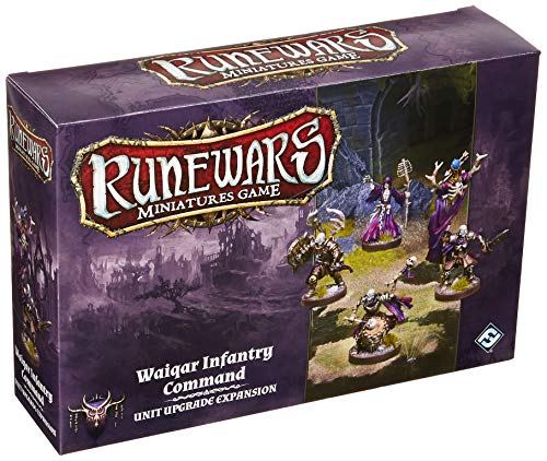 Fantasy Flight Games- Rune Wars Waiqar Infantry Command Expansión Pack Miniaturas Juego, Multicolor (RWM10)