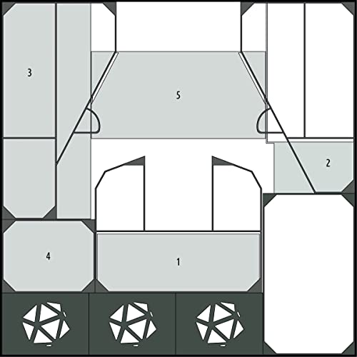 Feldherr Insertos organizadores compatibles con Descent: Legends of The Dark - Caja del Juego Principal