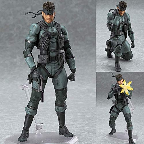 FHMHJH Metal Gear Solid 2: Figura De Acción Solid Snake - 5,9 Pulgadas Juguetes Modelo de Personaje de película