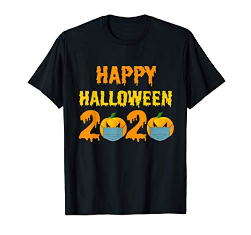 Fiesta de Halloween 2020 Calabaza con mascarilla Regalo Camiseta