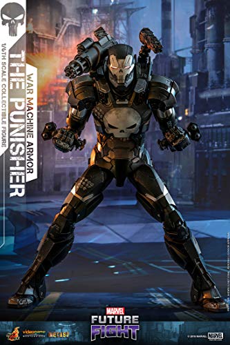 Figura The Punisher War Machine Armor Iron Man 32 cm. Marvel Future Fight. Masterpiece. Con luz. Escala 1:6. Hot Toys