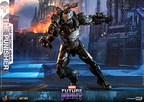 Figura The Punisher War Machine Armor Iron Man 32 cm. Marvel Future Fight. Masterpiece. Con luz. Escala 1:6. Hot Toys