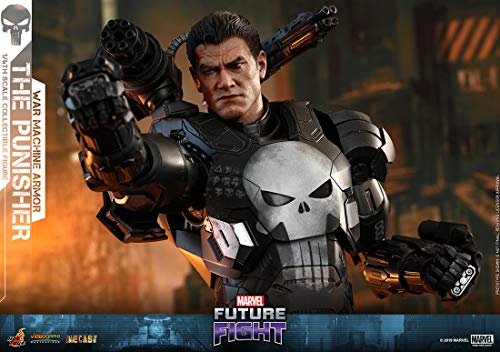 Figura The Punisher War Machine Armor Iron Man 32 cm. Marvel Future Fight. Masterpiece. Con luz. Escala 1:6. Hot Toys