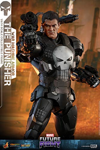 Figura The Punisher War Machine Armor Iron Man 32 cm. Marvel Future Fight. Masterpiece. Con luz. Escala 1:6. Hot Toys