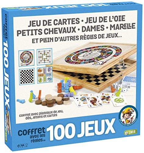 France Cartes – 527600 – Caja de Madera 100 Juegos