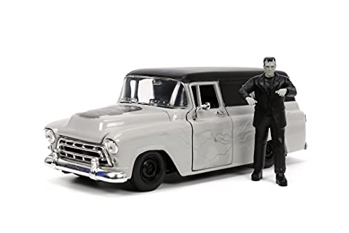 Frankenstein Chevy Suburban Delivery 1957 con figura (Jada 253255032)