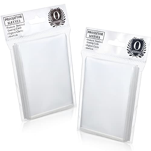 Fundas Suaves y Transparentes para Tarjetas para Cartas Coleccionables, Fundas Mangas Protectoras Aptas para Tarjetas de Béisbol, Tarjetas Deportivas (200 Piezas)