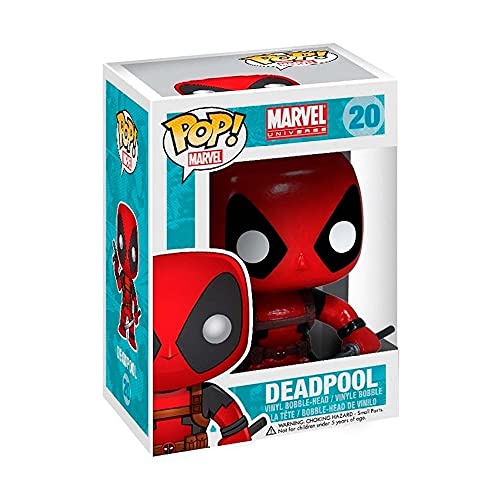 Funko 3052 Marvel POP Vinyl Deadpool With Gun and Sword