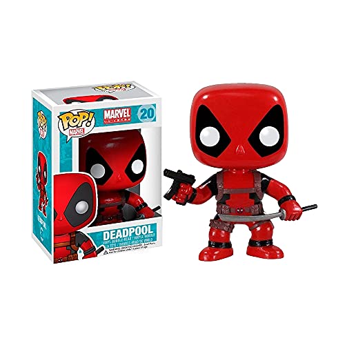 Funko 3052 Marvel POP Vinyl Deadpool With Gun and Sword