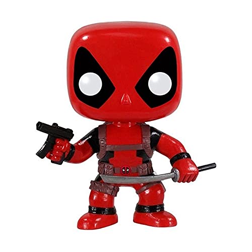 Funko 3052 Marvel POP Vinyl Deadpool With Gun and Sword