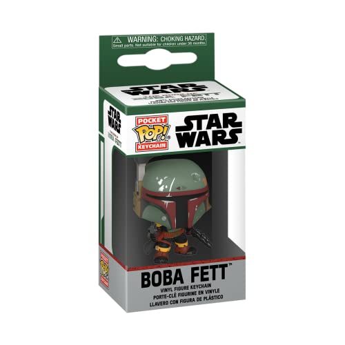 Funko 60235 Pop Keychain: Star Wars- Book of Boba Fett- Boba Fett