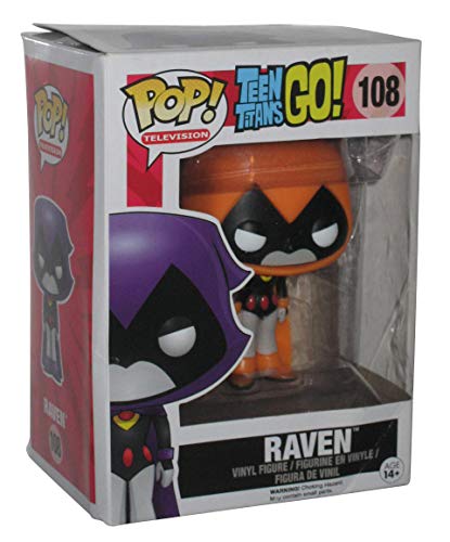 Funko 9508 – Figura Teen Titans Raven, Naranja