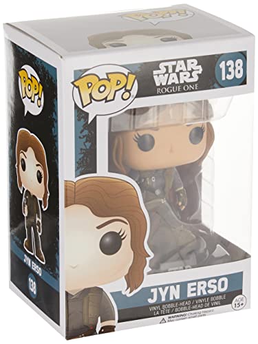 Funko - Jyn ERSO Figura de Vinilo, colección de Pop, seria Star Wars Rogue One (10449)