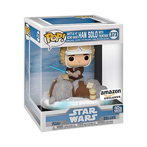 Funko Pop! Deluxe Star Wars: Battle at Echo Base Series - Han Solo y Tauntaun, Amazon Exclusive, Figura 2 de 6