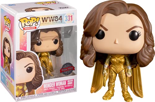 Funko Pop! Heroes WW84 Wonder Woman in Golden Armor Exclusive