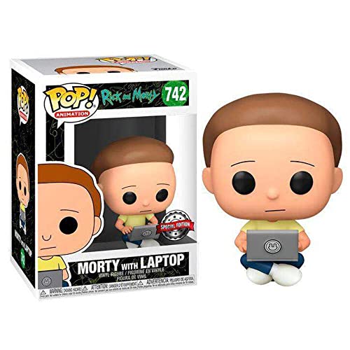 Funko Pop! Rick and Morty Exclusive Morty with Laptop Vinyl Figure