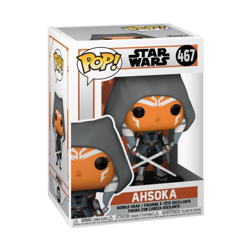 Funko Pop! Star Wars: The Mandalorian - Ahsoka con capucha con sables de luz, Amazon Exclusive