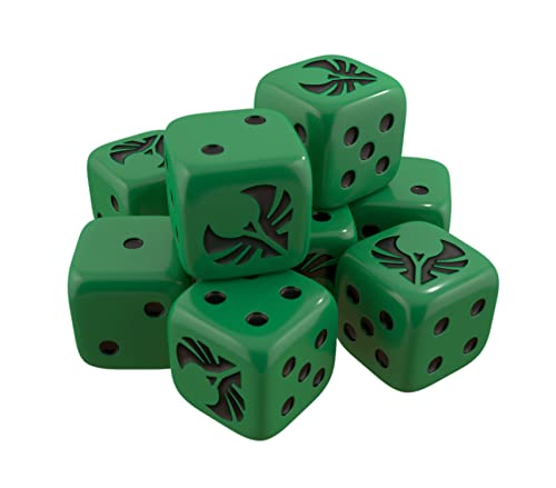 Gale Force Nine gf9st008 – Star Trek ascen Dancy: Dice Expansion – Romulan, 9 Dados