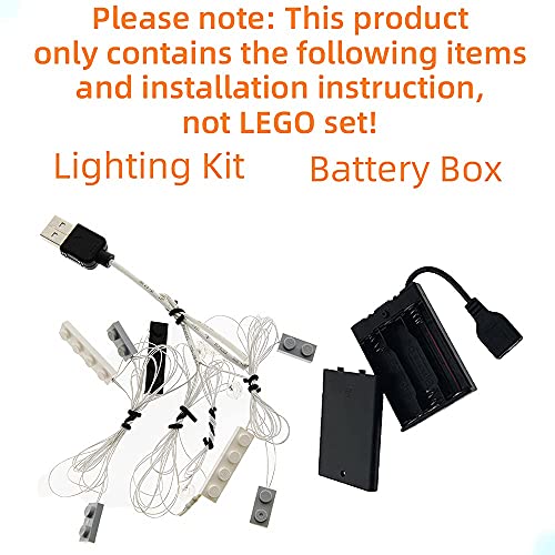 GEAMENT Kit de luz LED para estación Espacial Internacional (International Space Station) - Compatible con Lego Ideas 21321 (Juego Lego no Incluido)