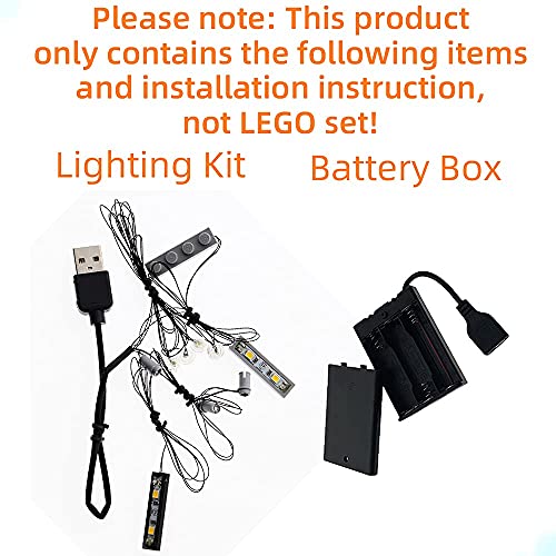 GEAMENT Kit de luz LED para NASA Apollo 11 Lunar Lander - Compatible con Lego Creator 10266 (Juego Lego no Incluido)