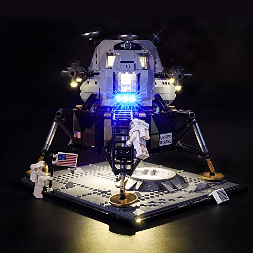 GEAMENT Kit de luz LED para NASA Apollo 11 Lunar Lander - Compatible con Lego Creator 10266 (Juego Lego no Incluido)