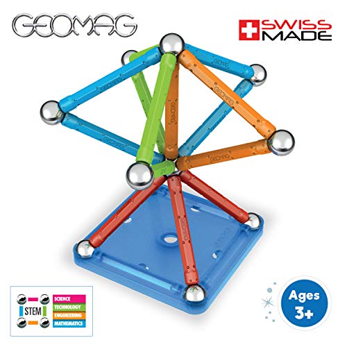 Geomag- Confetti Construcciones magnéticas y juegos educativos, Multicolor, 35 piezas (351) , color/modelo surtido