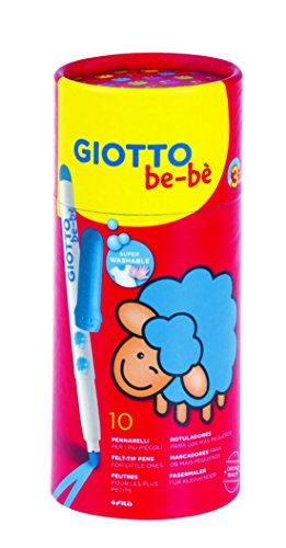 Giotto Be-Bè Súper Rotuladores, bote 10 Unidades