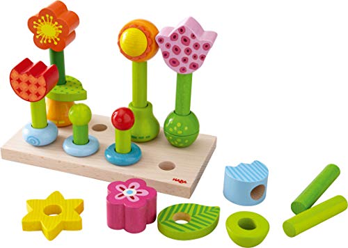 HABA 301551 Juego de Pegging para jardín de Flores