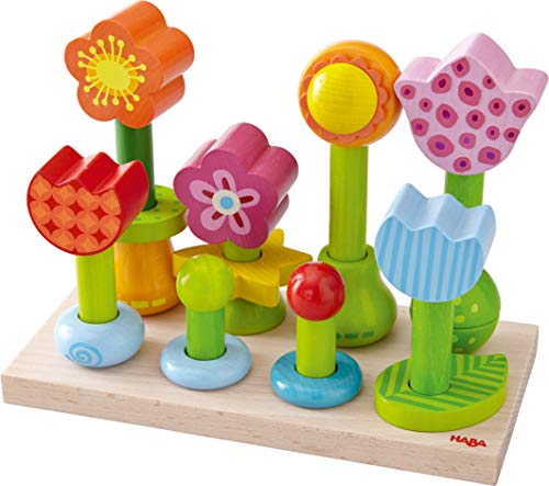 HABA 301551 Juego de Pegging para jardín de Flores