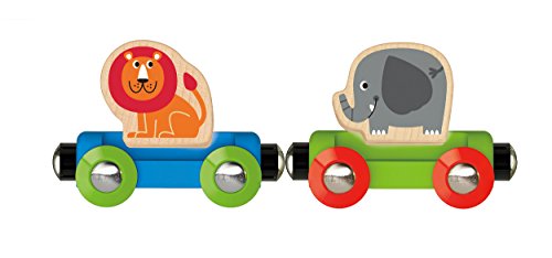 Hape Journey Train Tren Animales Jungla, Multicolor (Barrutoys E3807)