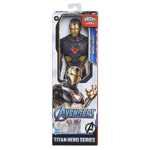 Hasbro Avengers Marvel Avengers Titan Hero Series Blast Gear-Figura de Iron Man (30 cm, para niños a Partir de 4 años) (E7878EL7)