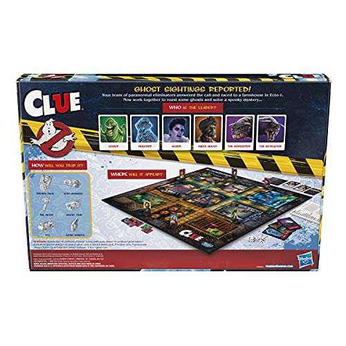 Hasbro Gaming- Cluedo: Ghostbusters Edition Juego de Mesa para Edades de 8 años en adelante, Multicolor (1)