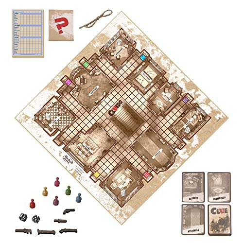 Hasbro Gaming Juego Clue: Edición Serie Rústica