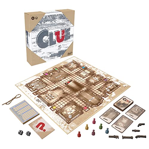 Hasbro Gaming Juego Clue: Edición Serie Rústica