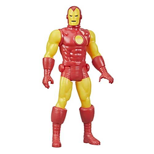 Hasbro Marvel Legends - Figura de Iron Man de 9.5 cm - Colección Retro 375