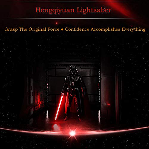 Hengqiyuan Star Wars Sable luz, Mango Metal Desmontable con Carga USB Experiencia Real Duelo Sable luz niños Adultos Sable de luz Juguete Regalo,RGB