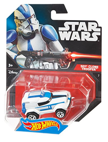 Hot Wheels Star Wars 501st Clone Trooper Character Car