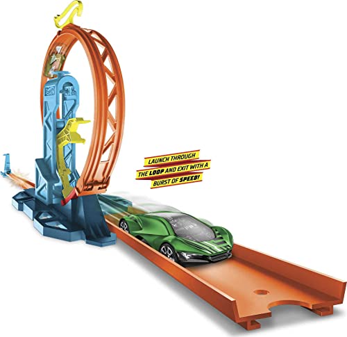 Hot Wheels Track Builder Accesorios para Pistas de Coches Acelerador de Loop (Mattel GLC90) , color/modelo surtido