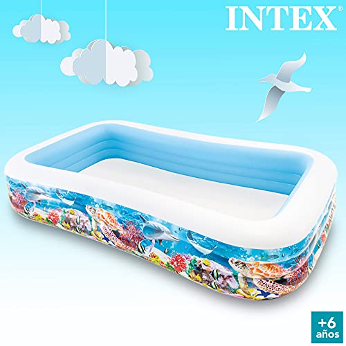 Intex 58485NP - Piscina hinchable intex tropical 305x183x56 cm - 1020 litros