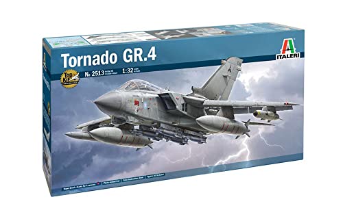 Italeri 2513S 1:32 Tornado GR.4-modelismo, Modelo de Suelo, Hobby, Pegado, Kit de plástico, detallado, Multicolor (2513)