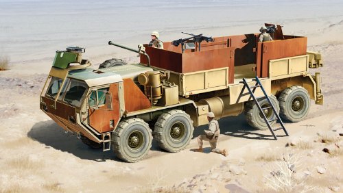 Italeri - HEMTT (Heavy Expanded Mobility Tactical Truck) gun truck 1:35 (ITA556510)