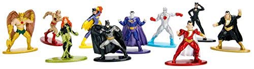 Jada DC Nano Metalfigs Batman, Bizarro, Batgirl, Flash, Catwoman Poisin Ivy, Hawkman, Black Adam, Shazam, Capitán Atom