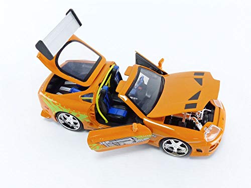 Jada JA30738 El rápido y el furioso 1:24 1994 Toyota Supra MK IV con Brian O'Conner Figura