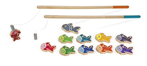 Janod Pesca con caña (j03062), Multicolor, Verpackung 36 x 15 cm (4503062)